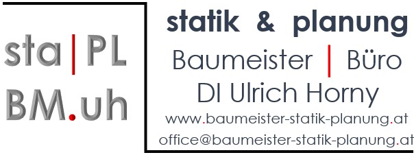 statik & planung - Baumeister Büro DI Ulrich Horny